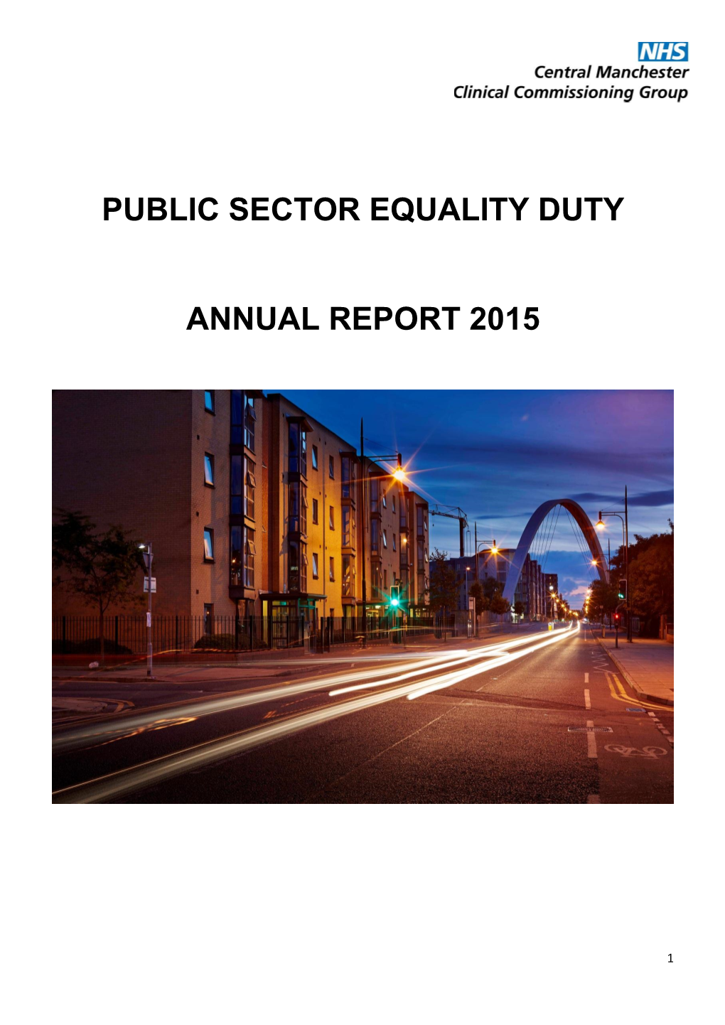 Public Sector Equality Duty Report 2015 Pdf 1.1MB