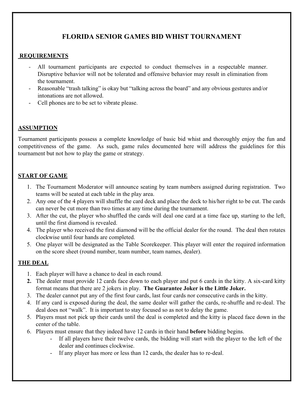 B⁯Id Whist Tournament Rules V2