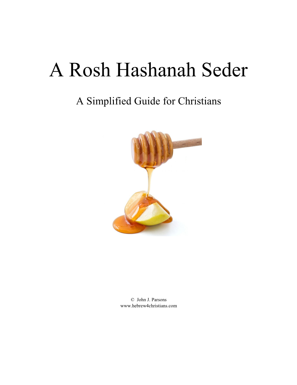 A Rosh Hashanah Seder