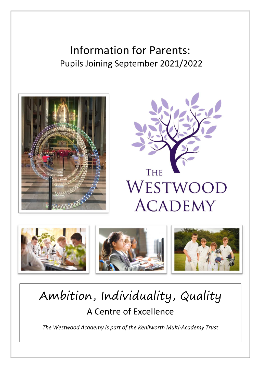 Information for Parents: Pupils Joining September 2021/2022
