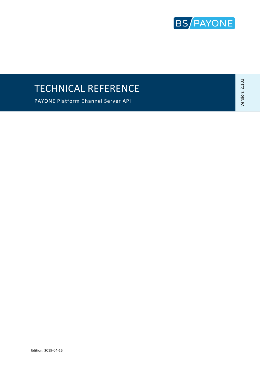 Technical Reference 2.103