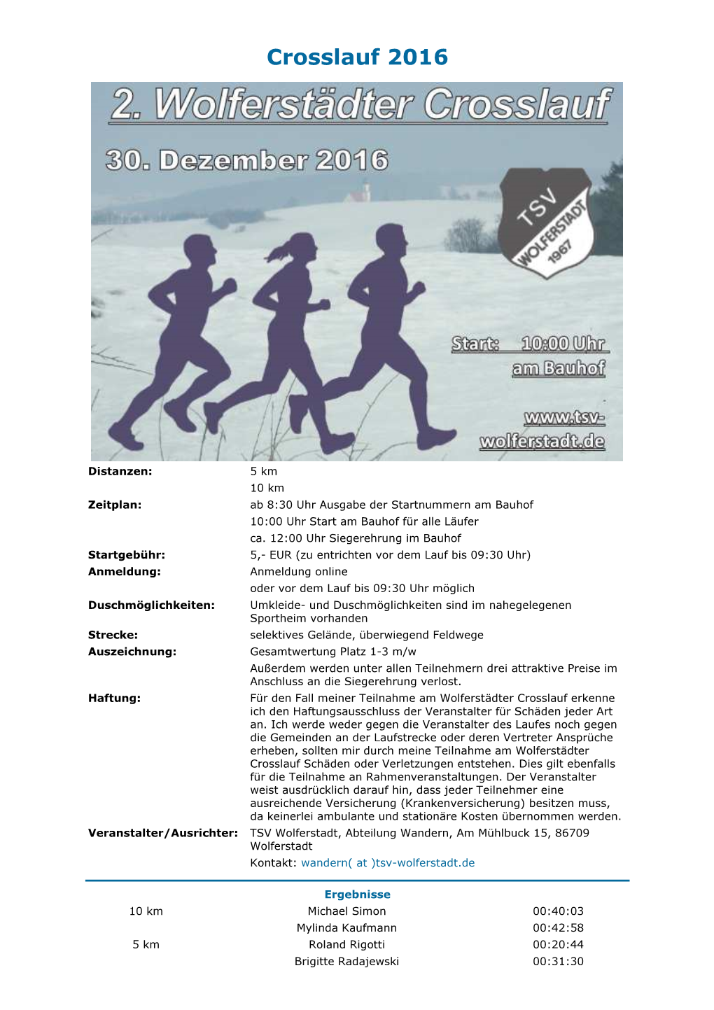 Crosslauf 2016