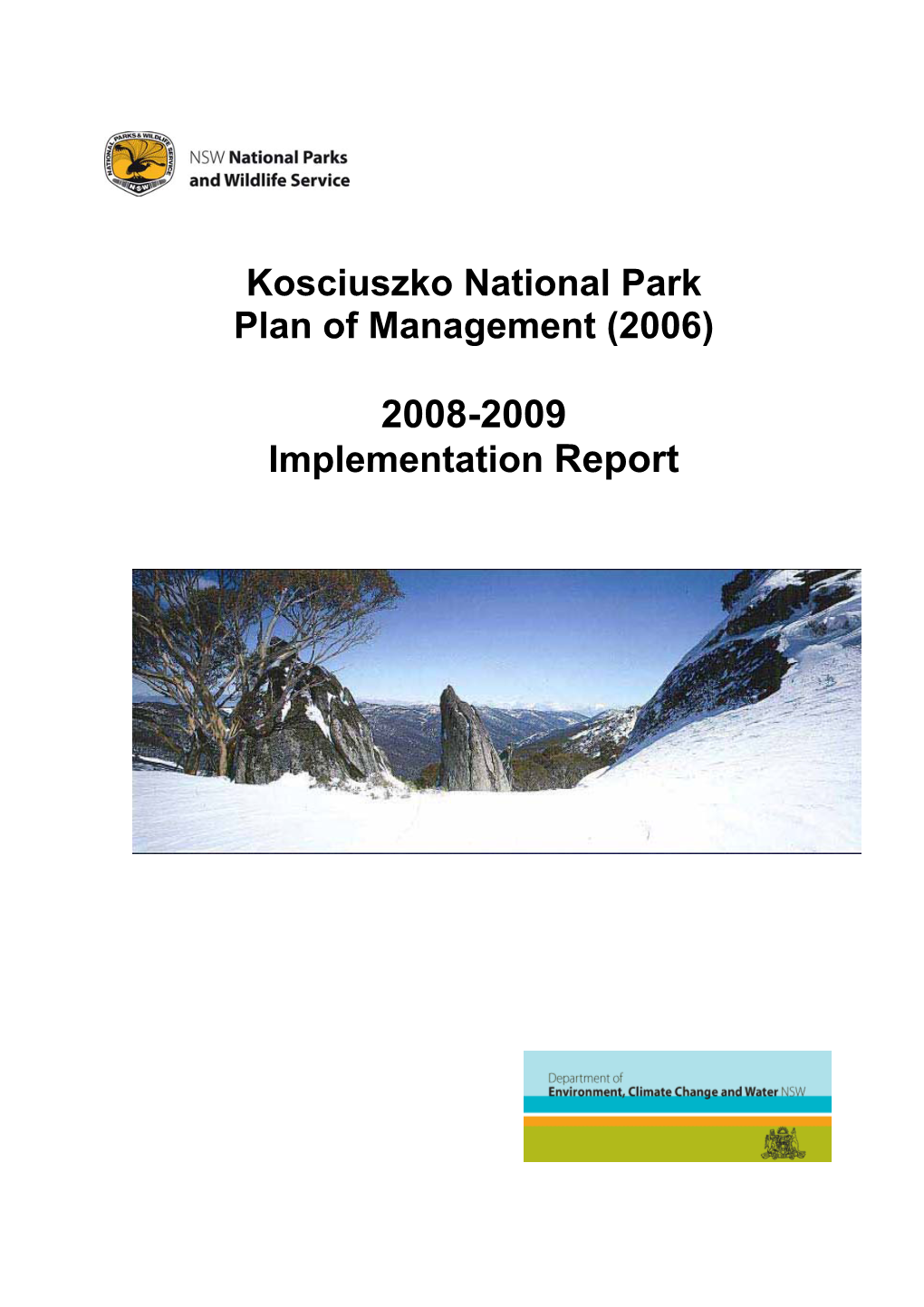 Kosciuszko National Park Plan of Management (2006)