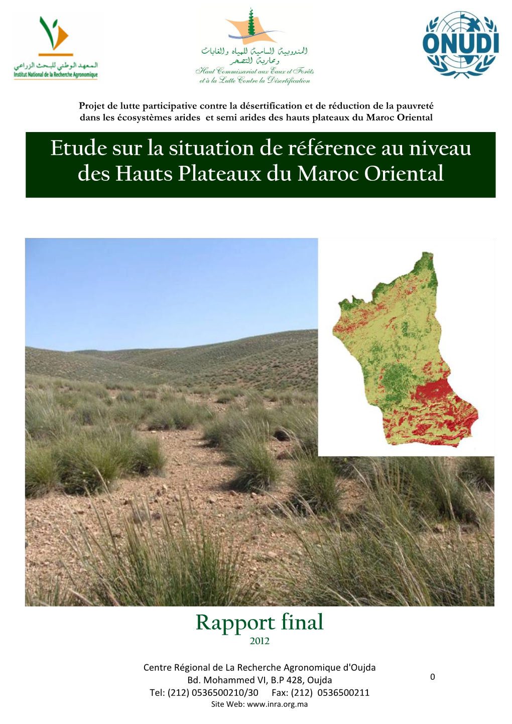 Etude Sur La Situation De Référence Au Niveau Des Hauts Plateaux Du