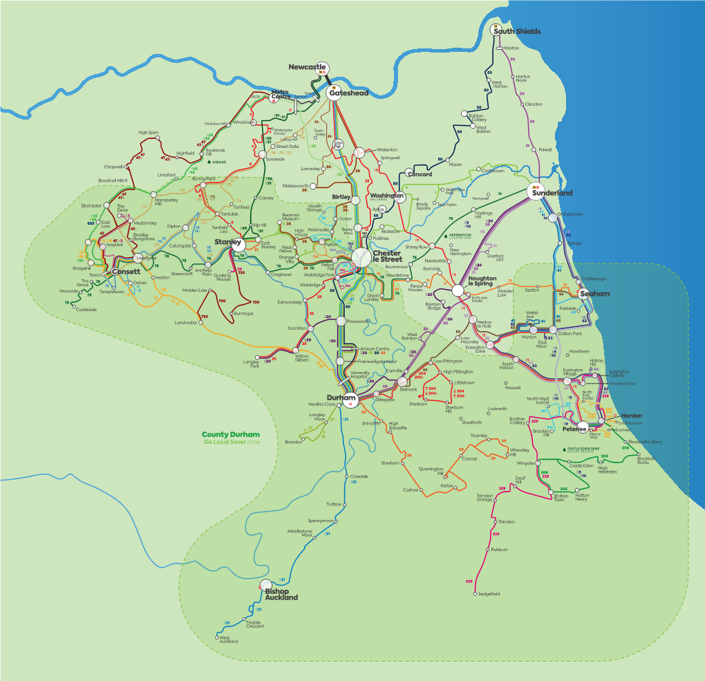 County Durham Fare Zone