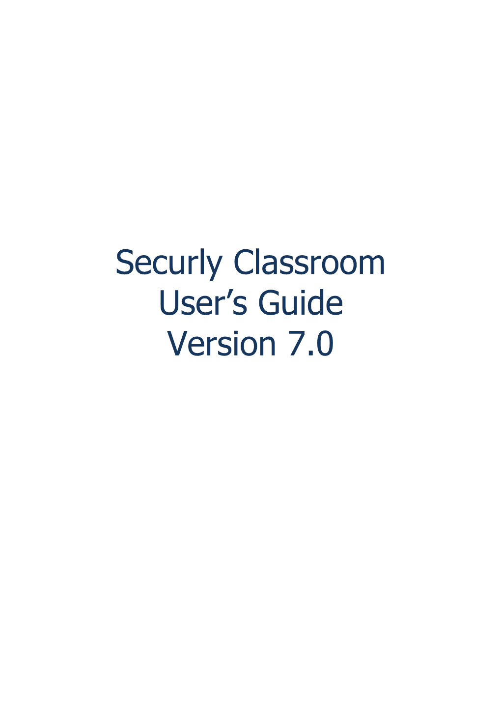 Securly Classroom Guide