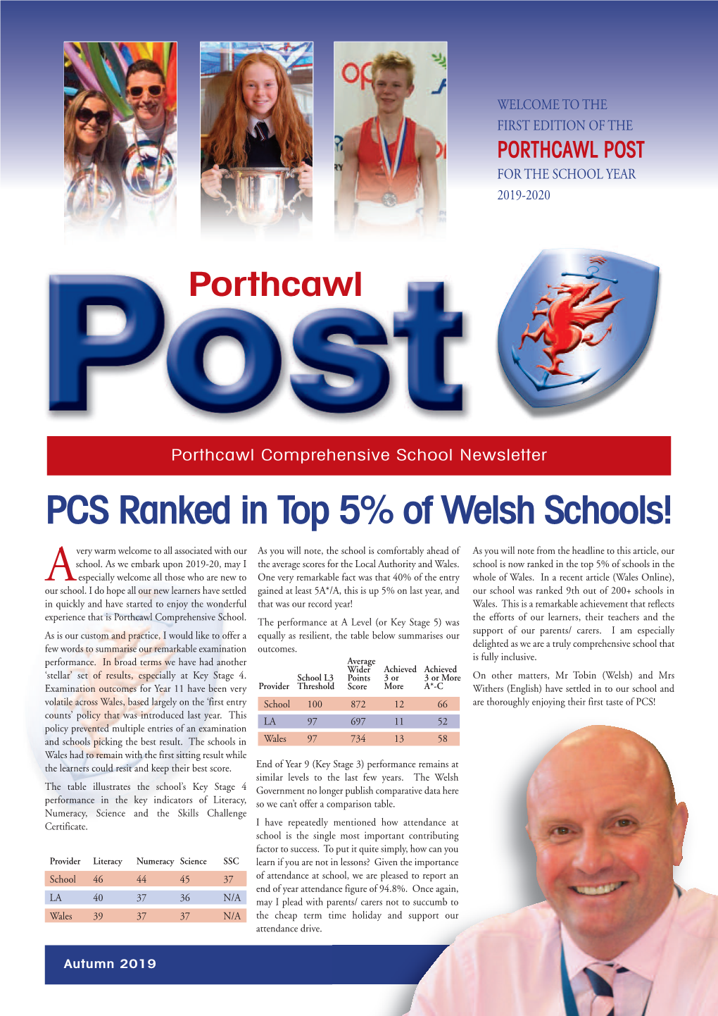 PCS Ranked in Top 5% of Welsh Schools!