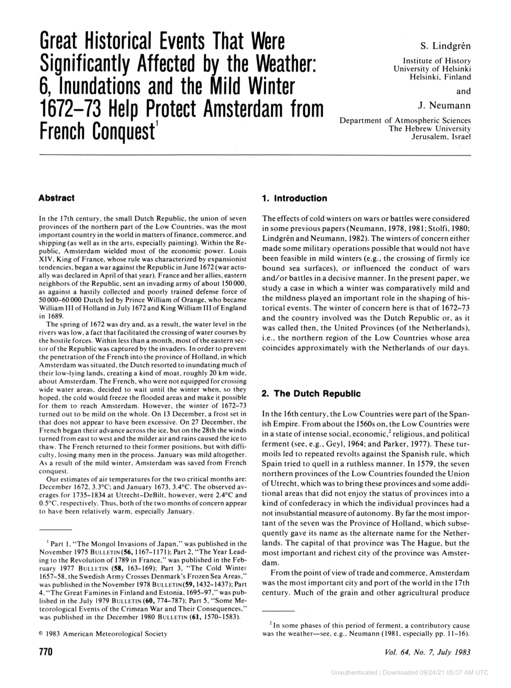 Downloaded 09/24/21 05:07 AM UTC Bulletin American Meteorological Society 771