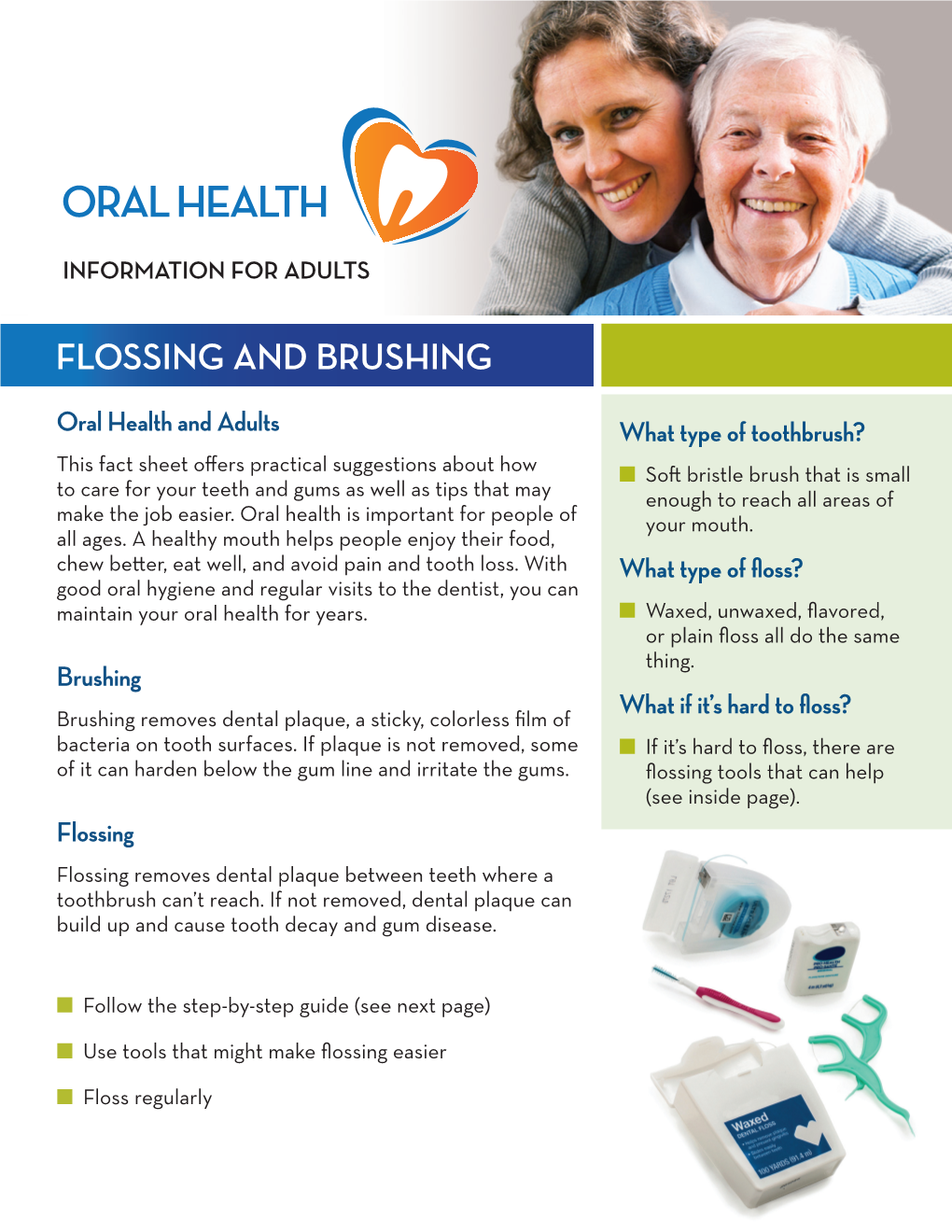 Attachment 7 Brushing and Flossing Brochure