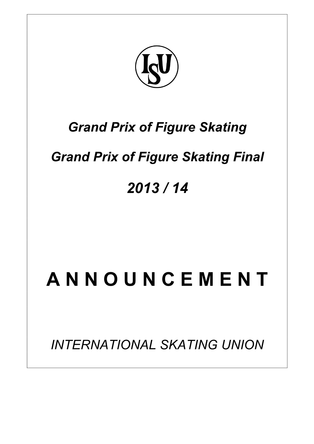 Grand Prix of Figure Skating