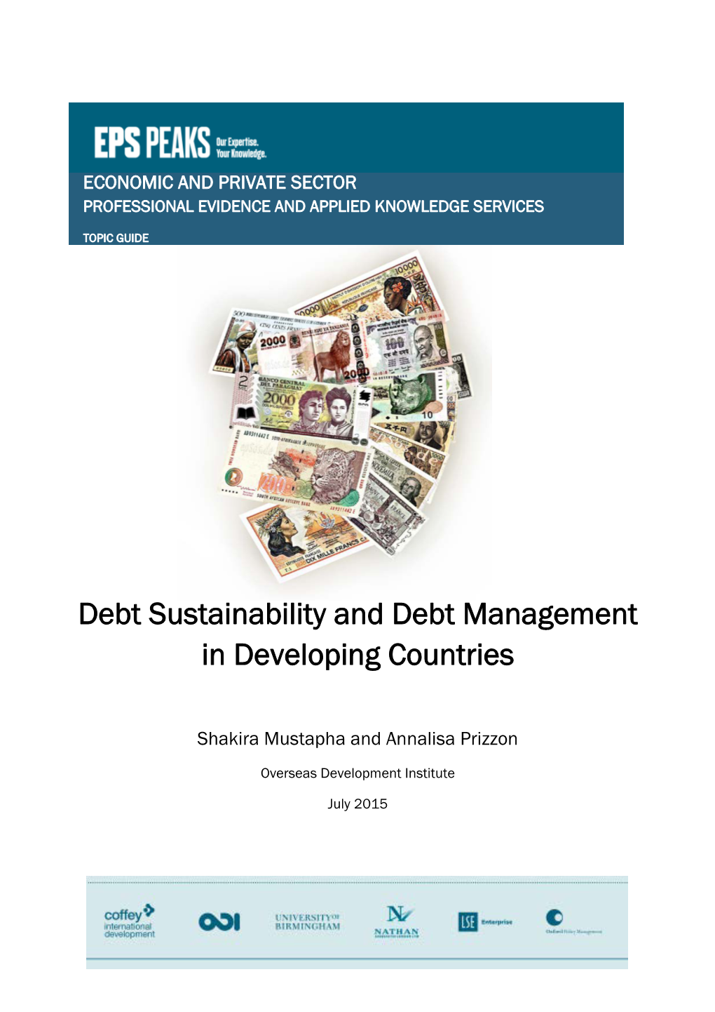 Debt Sustainability and Debt Management in Developing Countries