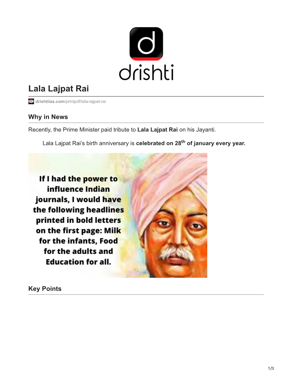 Lala Lajpat Rai