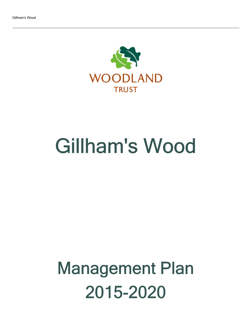Gillham's Wood