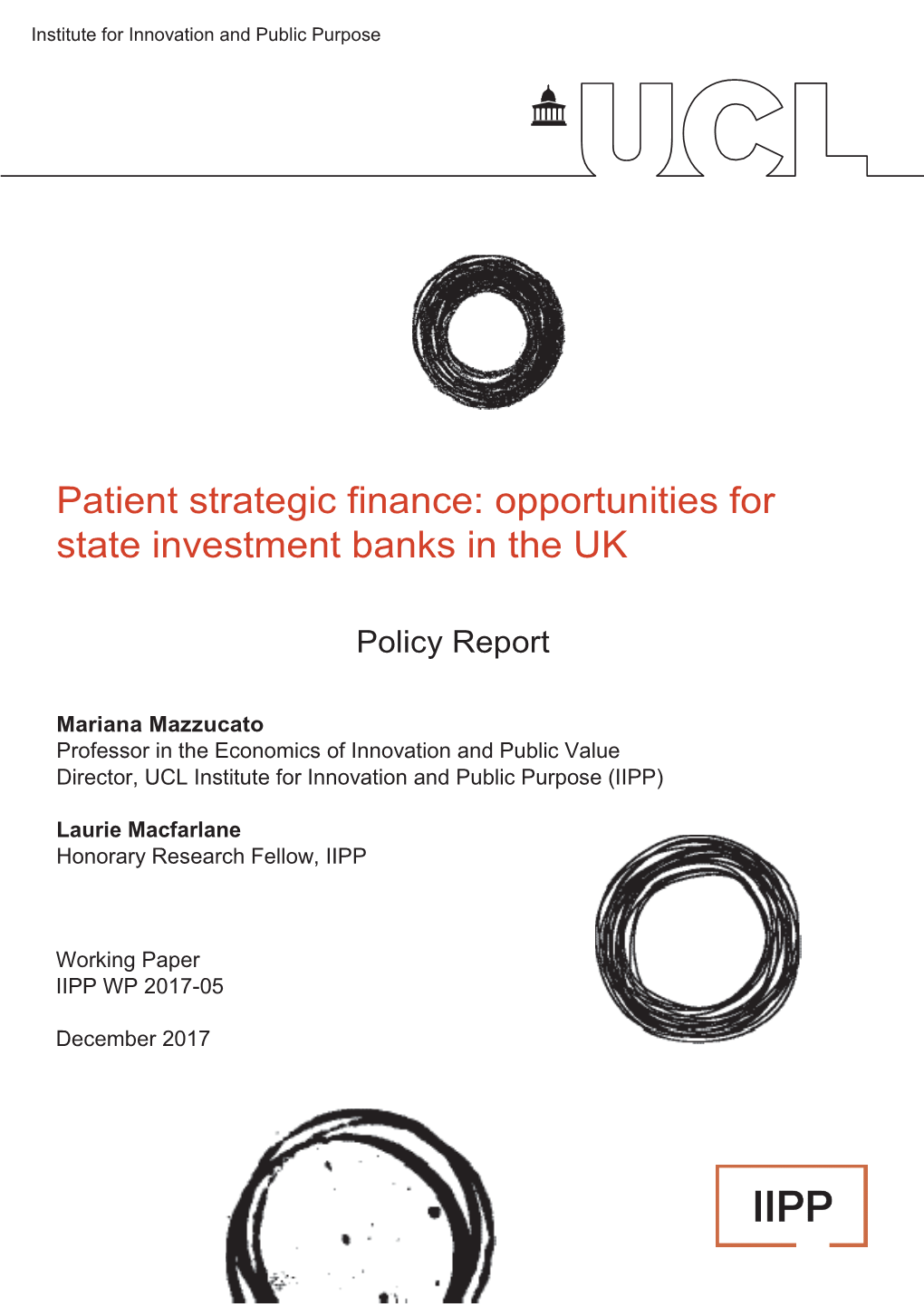 Opportunities for State Investment Banks in the UK