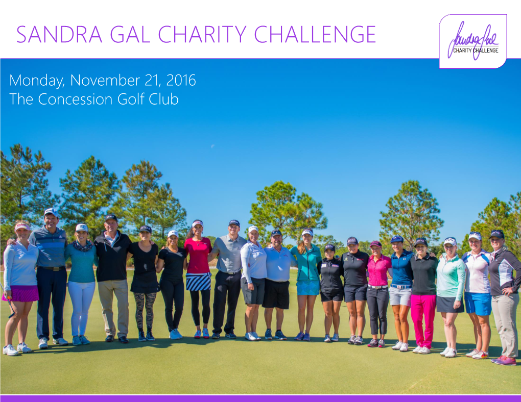 Sandra Gal Charity Challenge