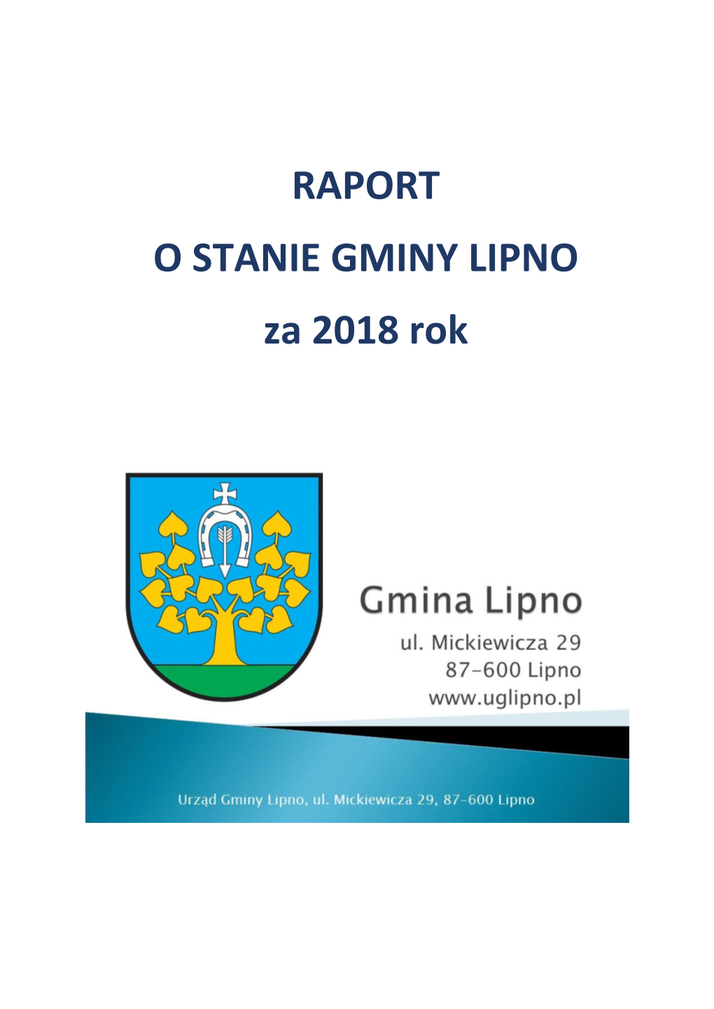 Raport O Stanie Gminy Lipno Za 2018 Rok