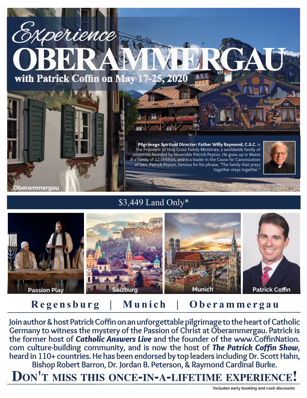 OBERAMMERGAU with Patrick Coffn on May 17-25, 2020