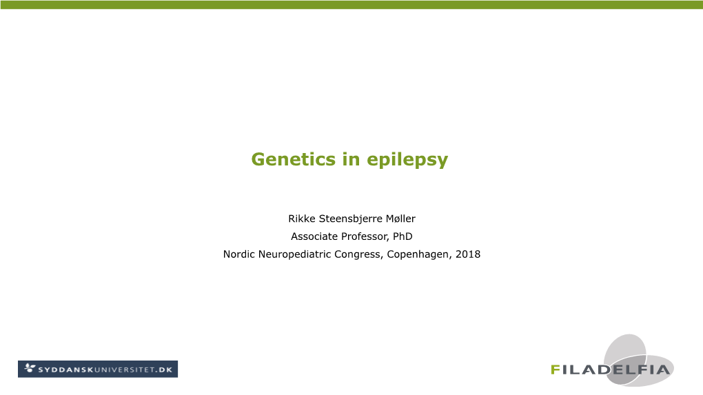 The Impact of Next Generation Sequencing on the Diagnosis and Treatment of Epilepsy