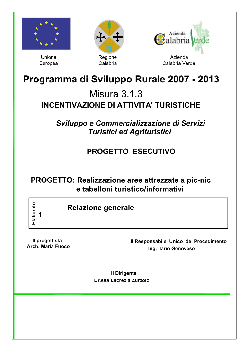 1 Relazione Generale