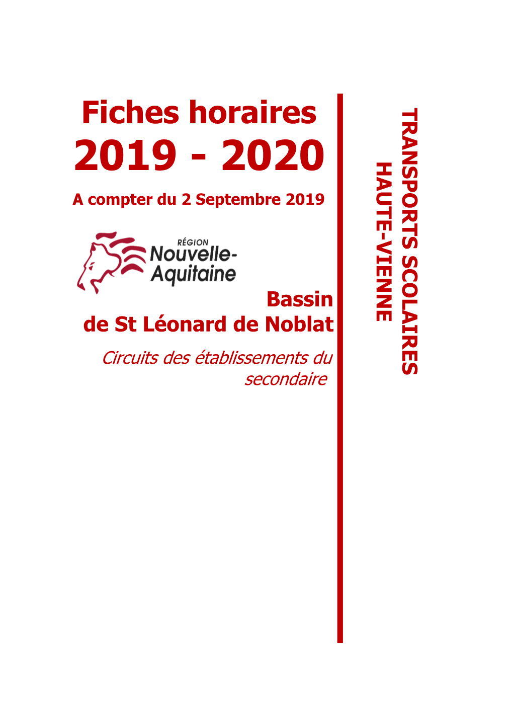 Bassin De St-Léonard (2019-2020)