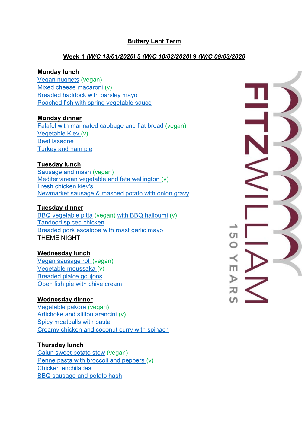 Lent Term 2020 Buttery.Pdf