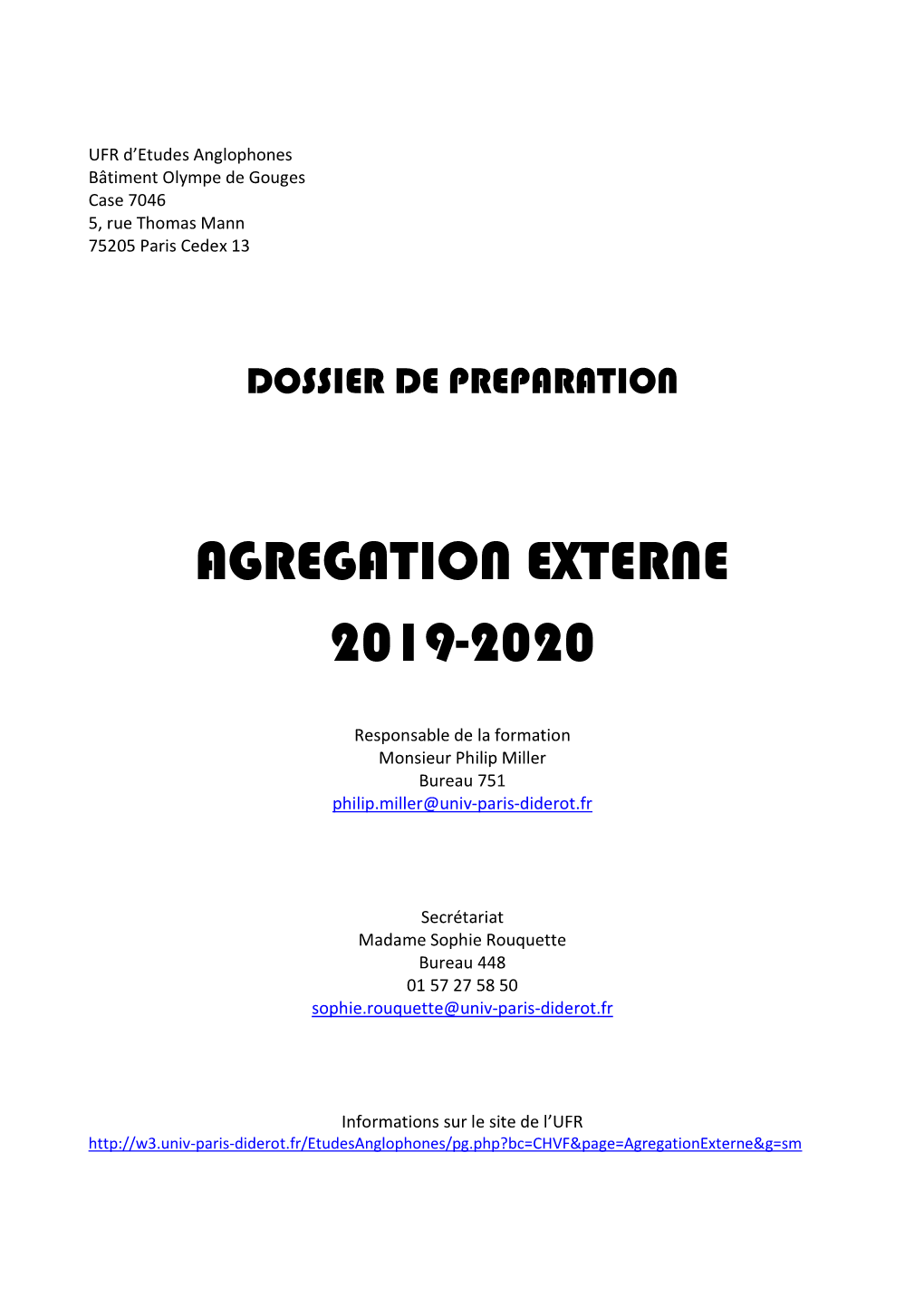 Brochure 2019-2020