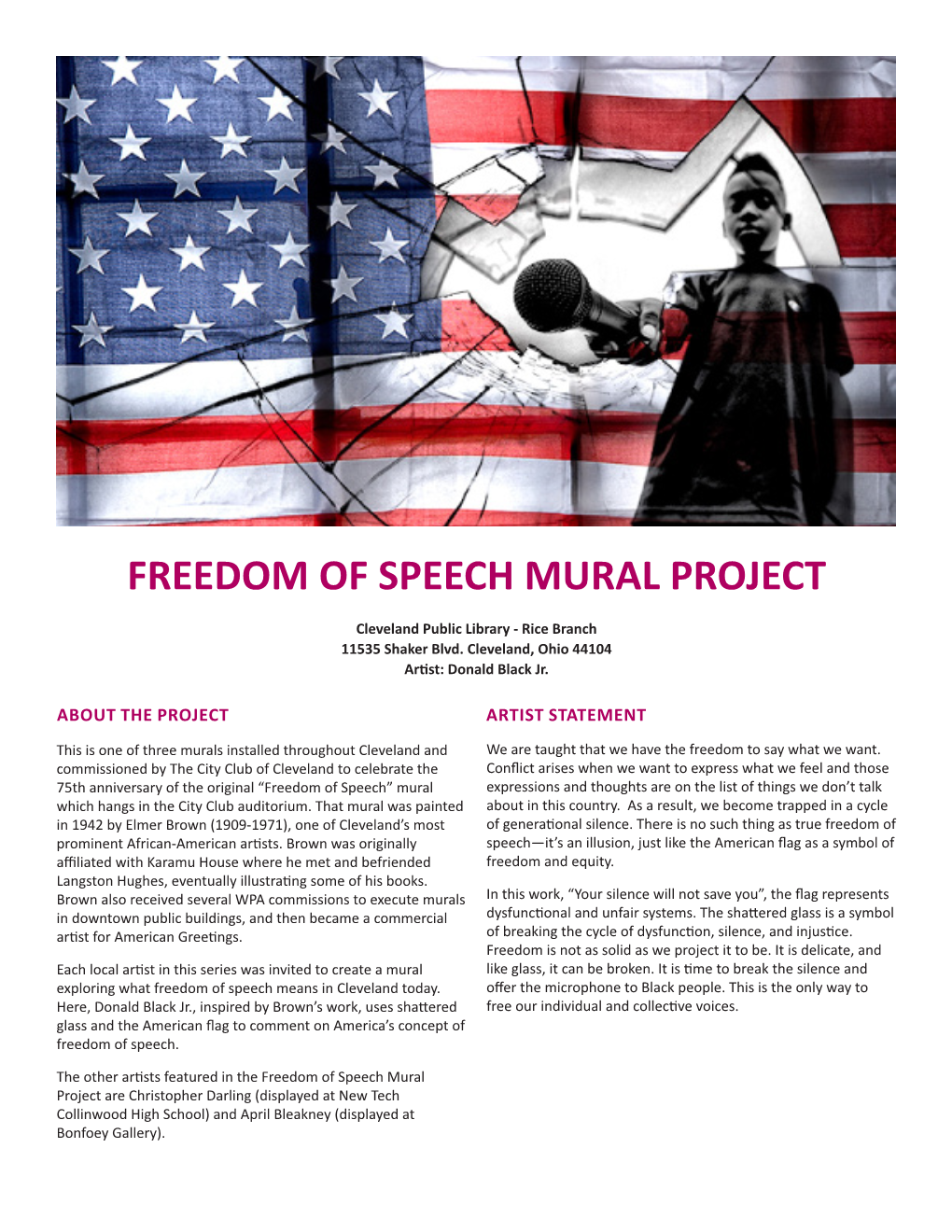 Freedom of Speech Mural Project