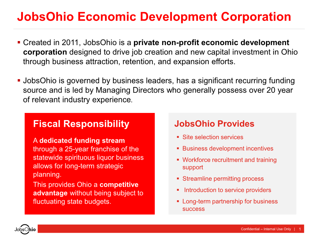 Ohio Economic Development Corporation