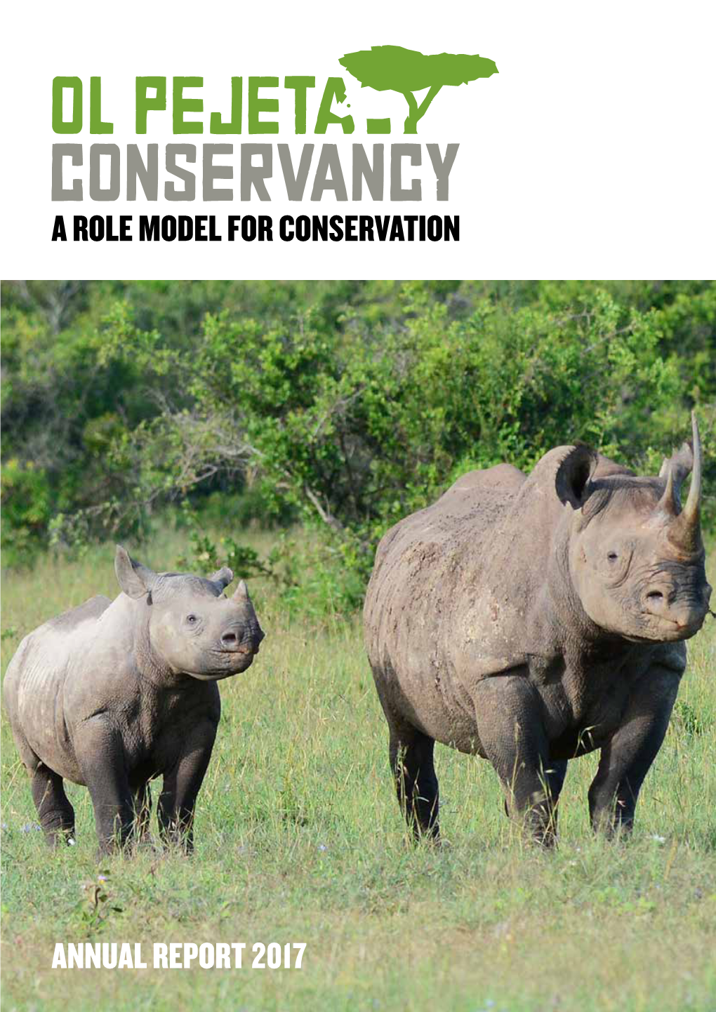 Annual Report 2017 a Role Model for Conservation