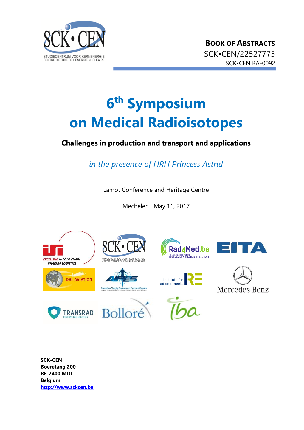 6Th Symposium on Medical Radioisotopes