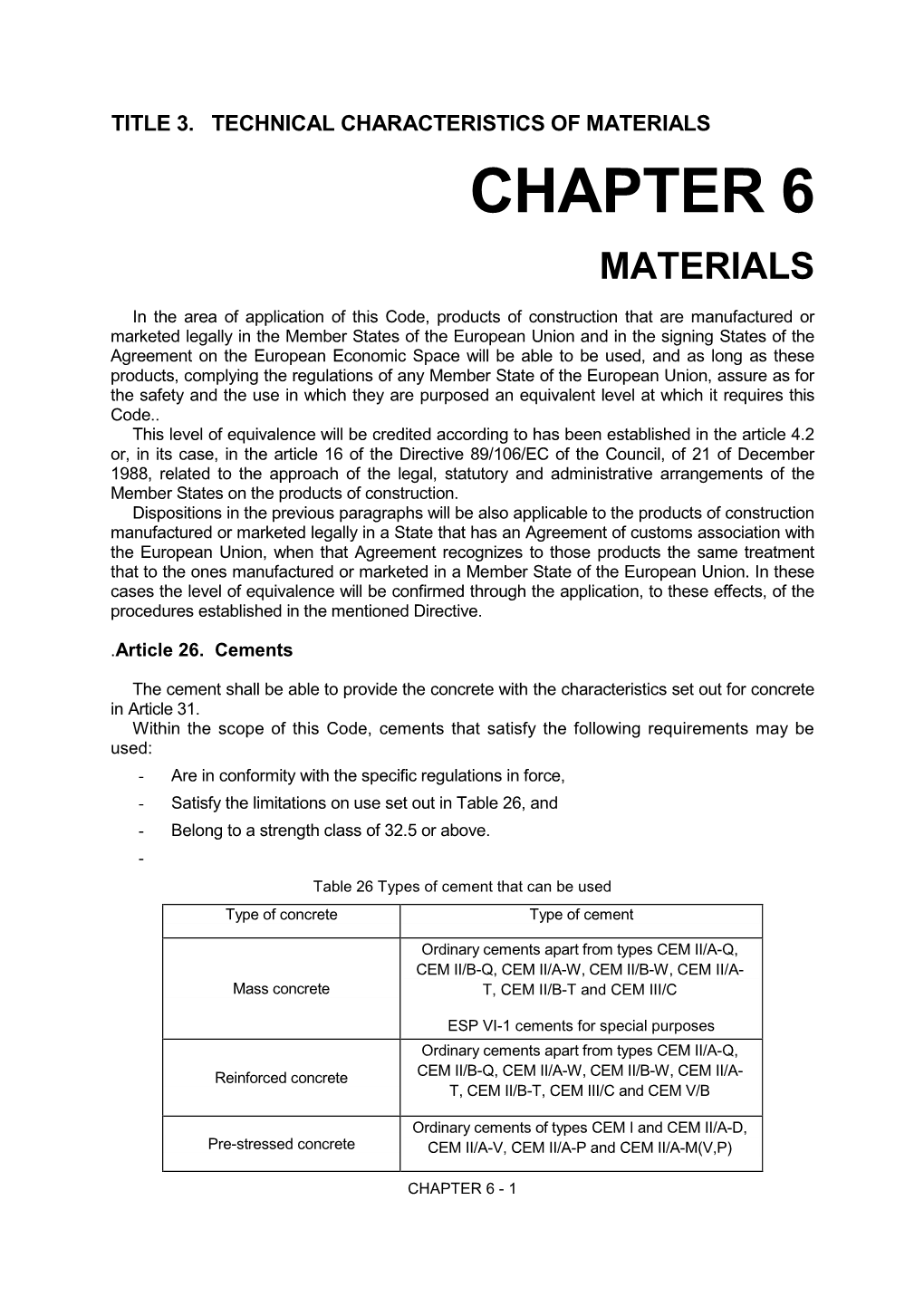 Chapter 6. Materials