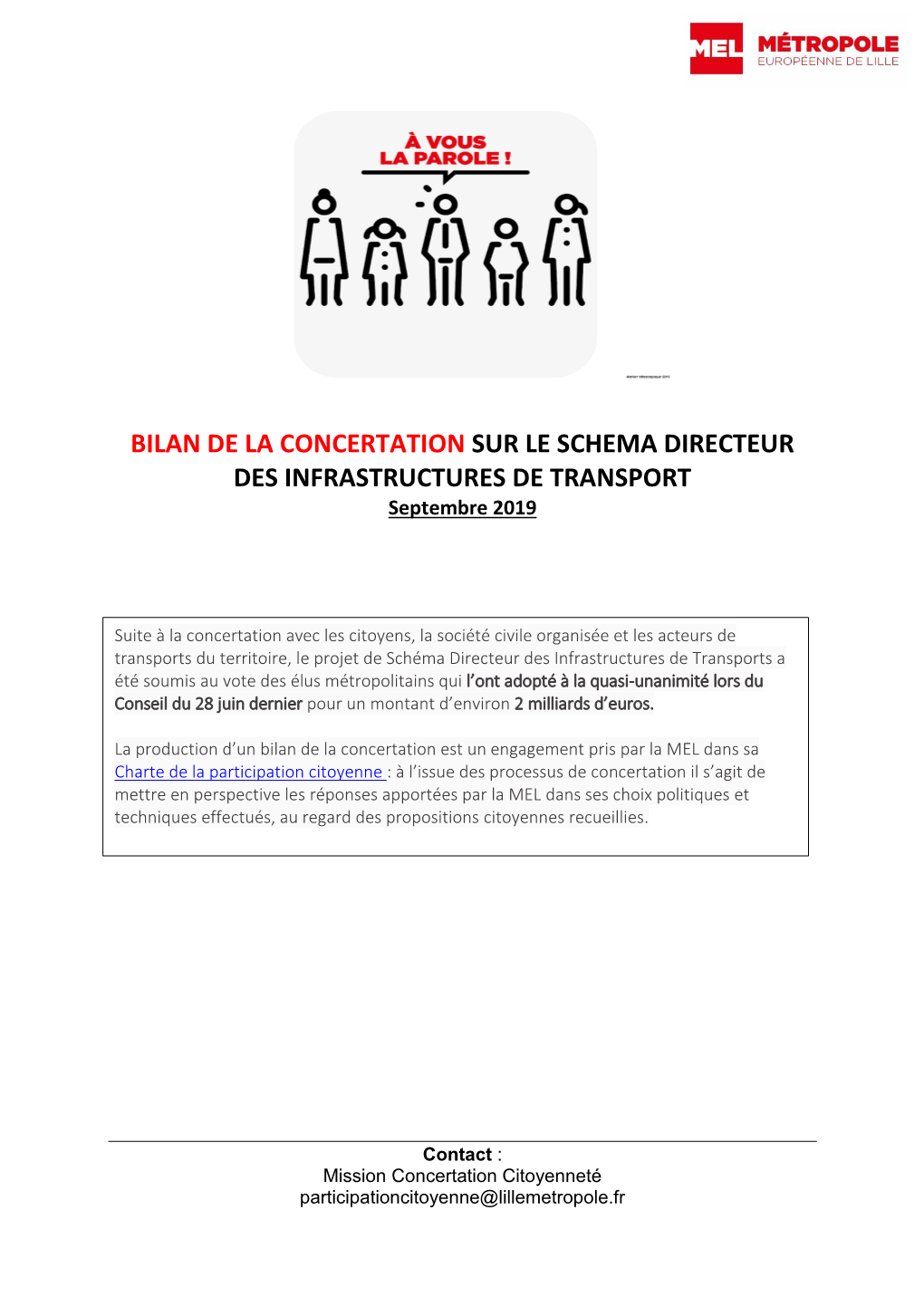 Bilan De Concertation