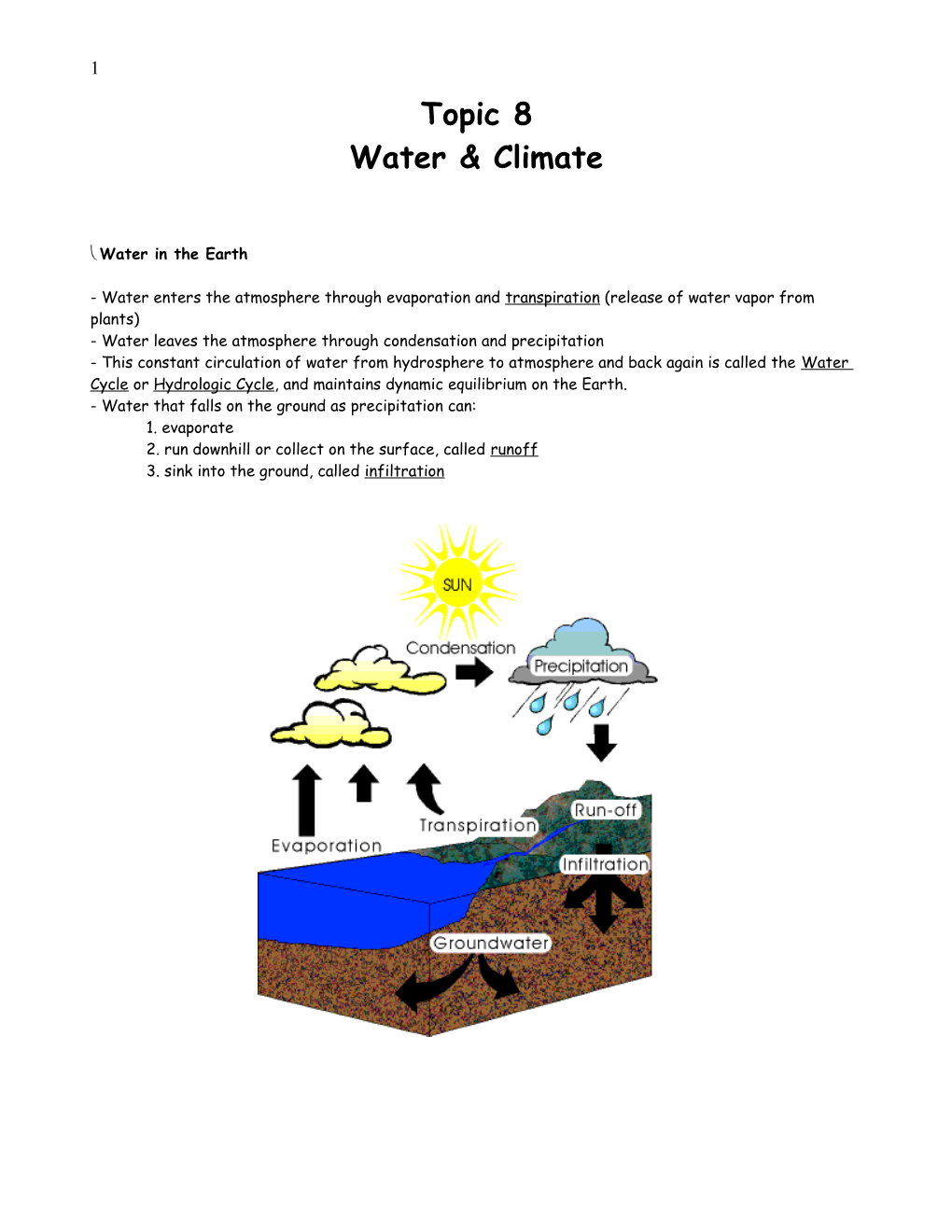 Water & Climate