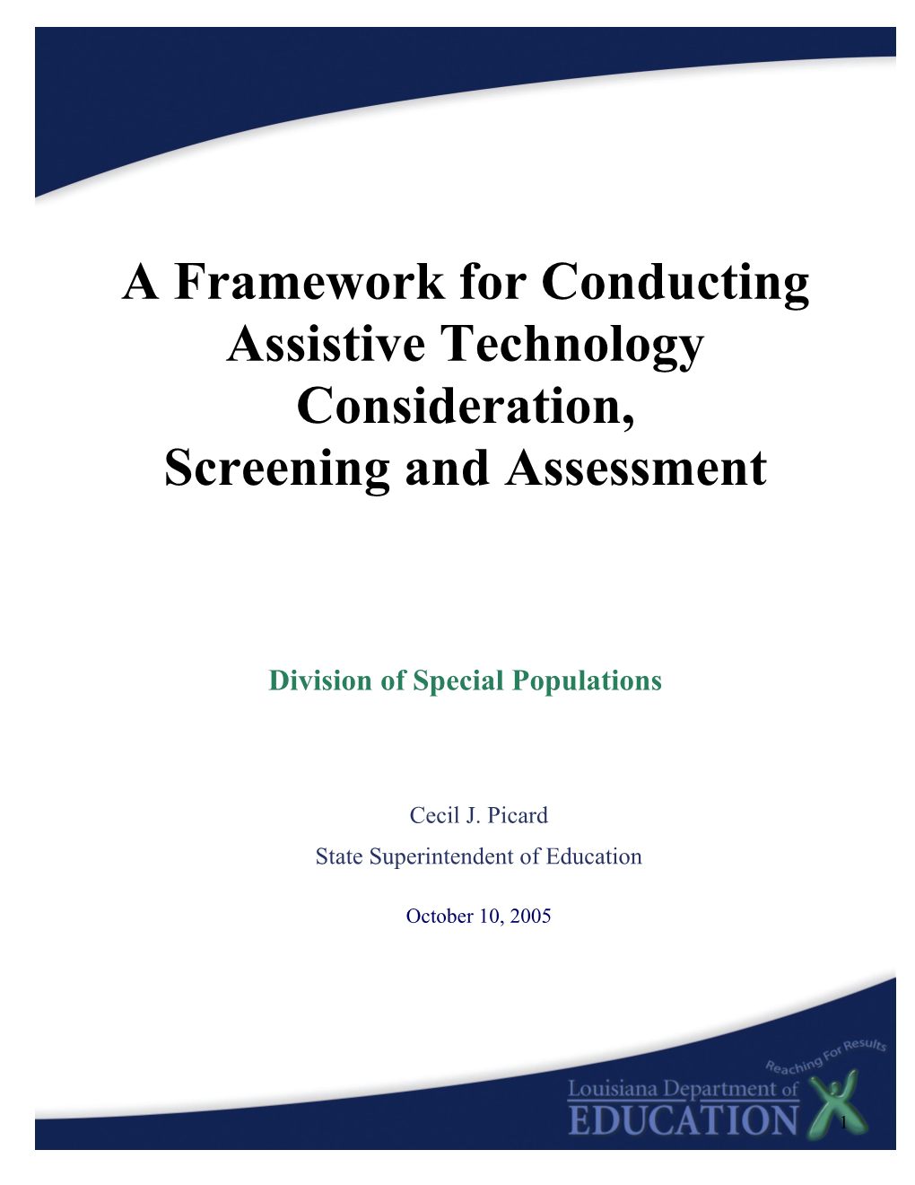 Overview of the Assessment Process and Planning