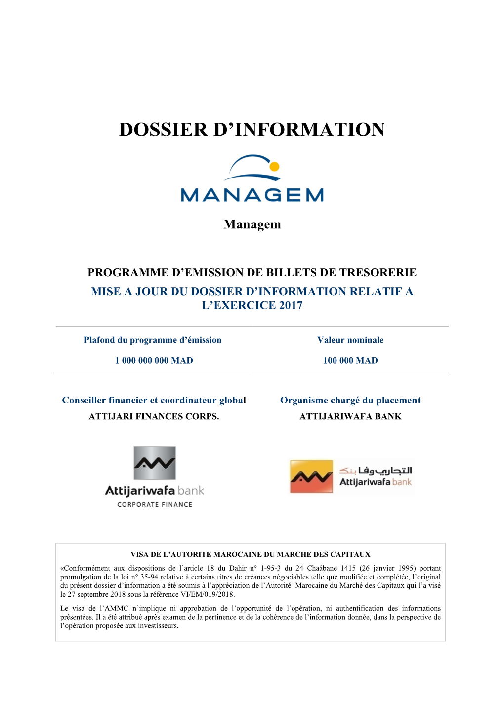 Dossier D'information