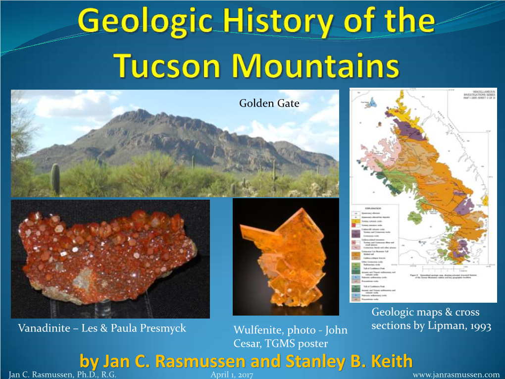 Minerals in Arizona Through Geologic History