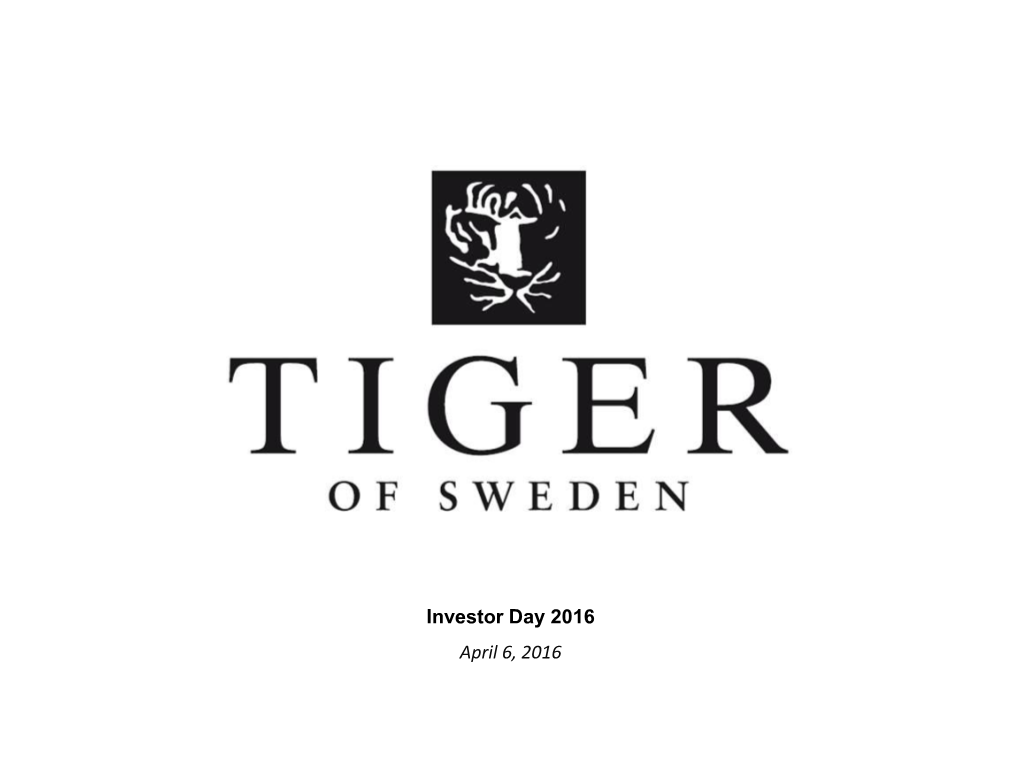 Tiger of Sweden at a Glance