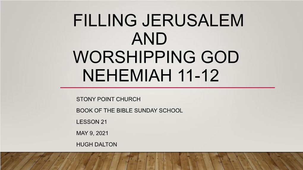 Ezra-Nehemiah-Lesson