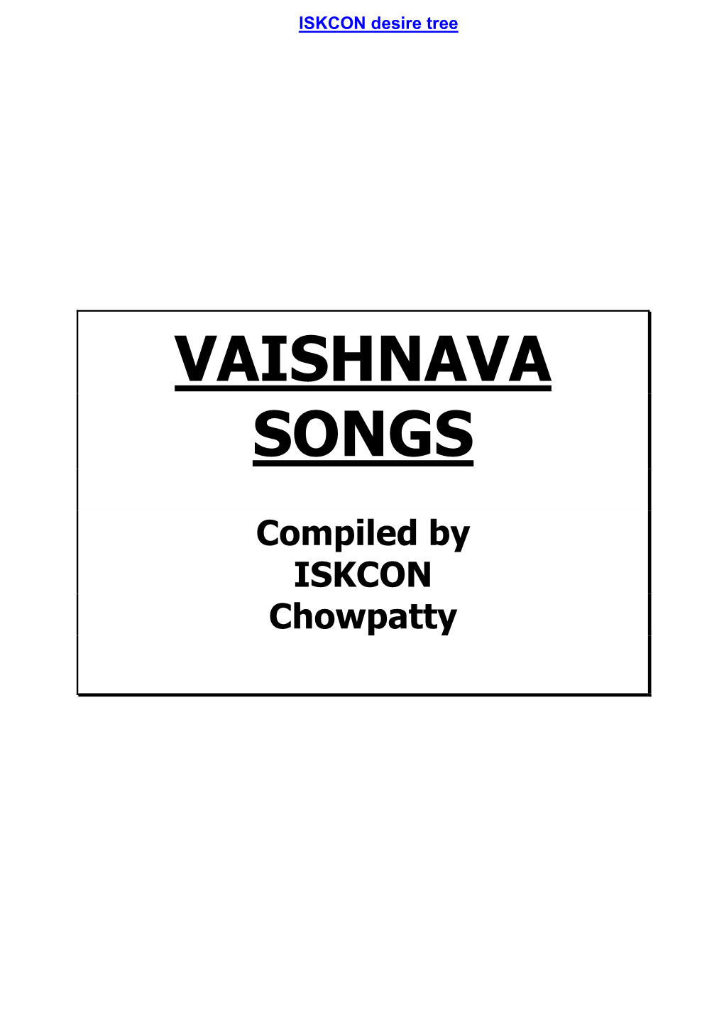 Vaishnava-Song-Book.Pdf