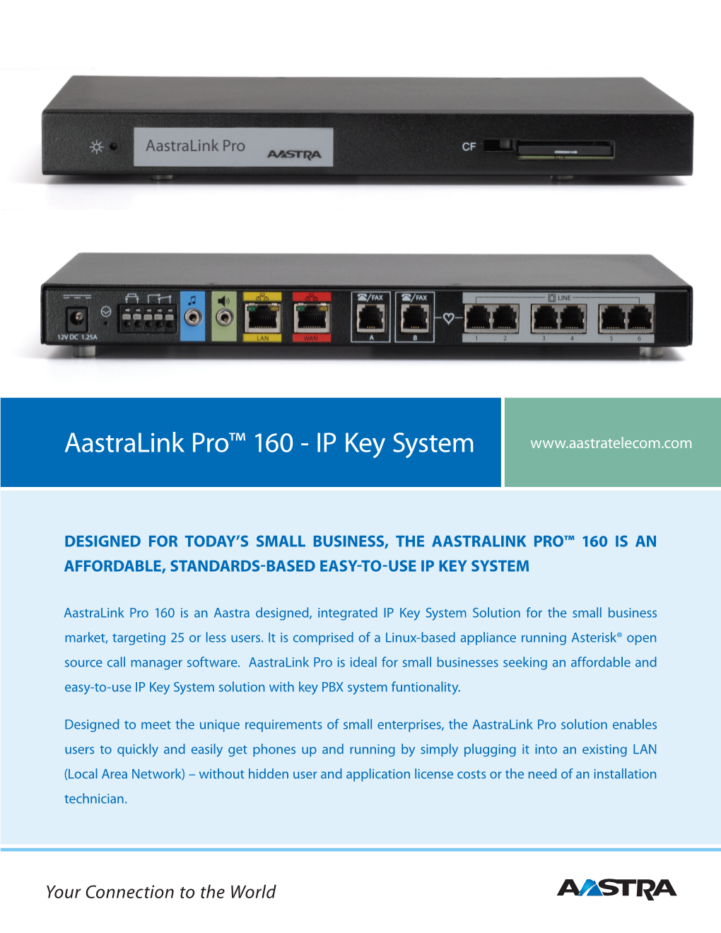 Aastralink Pro™ 160 - IP Key System