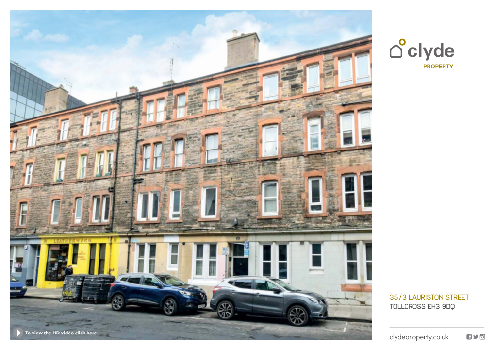 35/3 LAURISTON Street TOLLCROSS EH3 9DQ Clydeproperty.Co.Uk