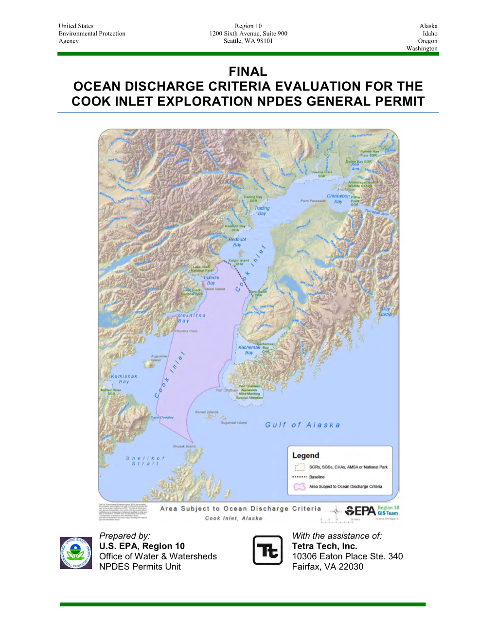 Cook Inlet Oil & Gas Exploration, #AKG285100