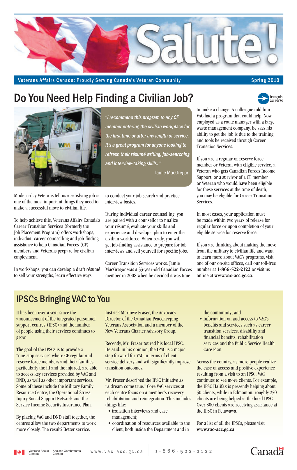Do You Need Help Finding a Civilian Job? to Make a Change