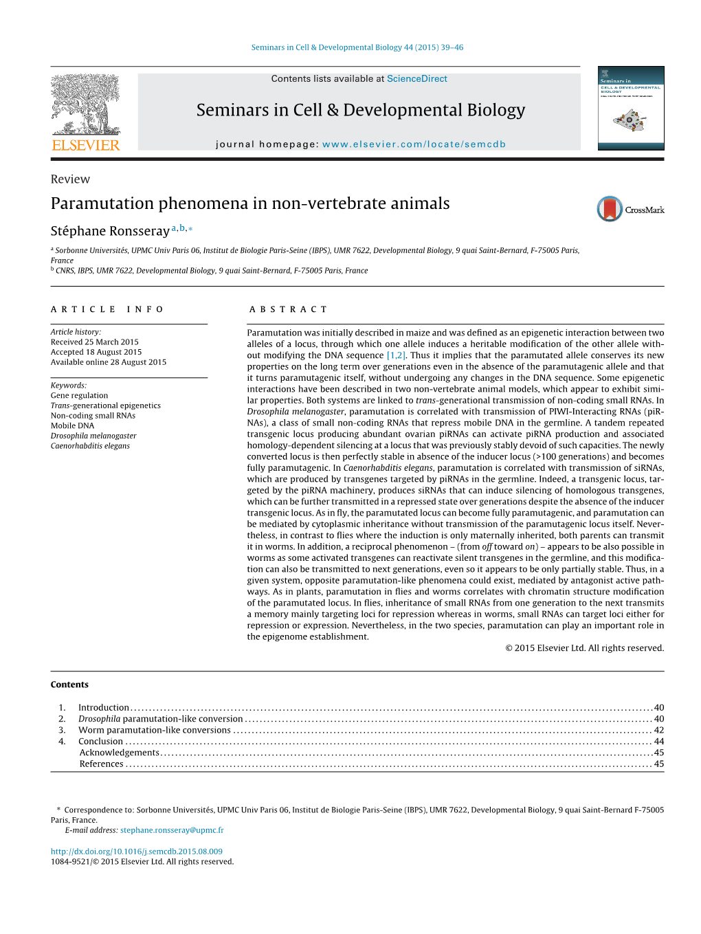 Paramutation Phenomena in Non-Vertebrate Animals