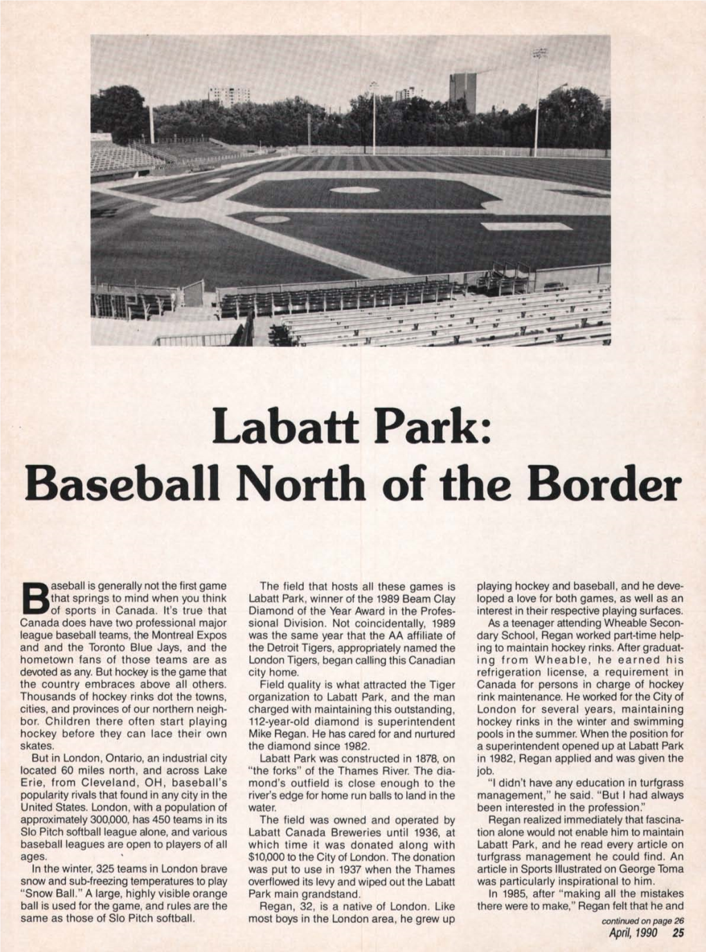 Labatt Park: Baseball North of the Border