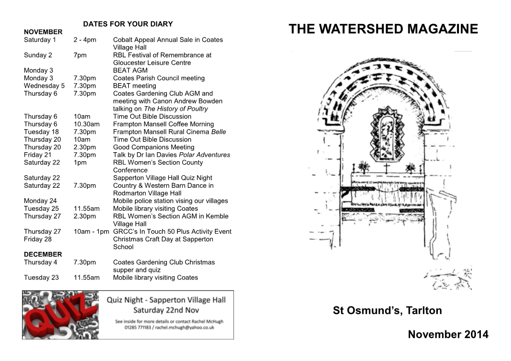 The Watershed Magazine