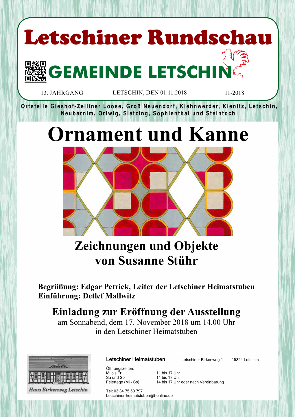 November 2018 Letschiner Rundschau / 13