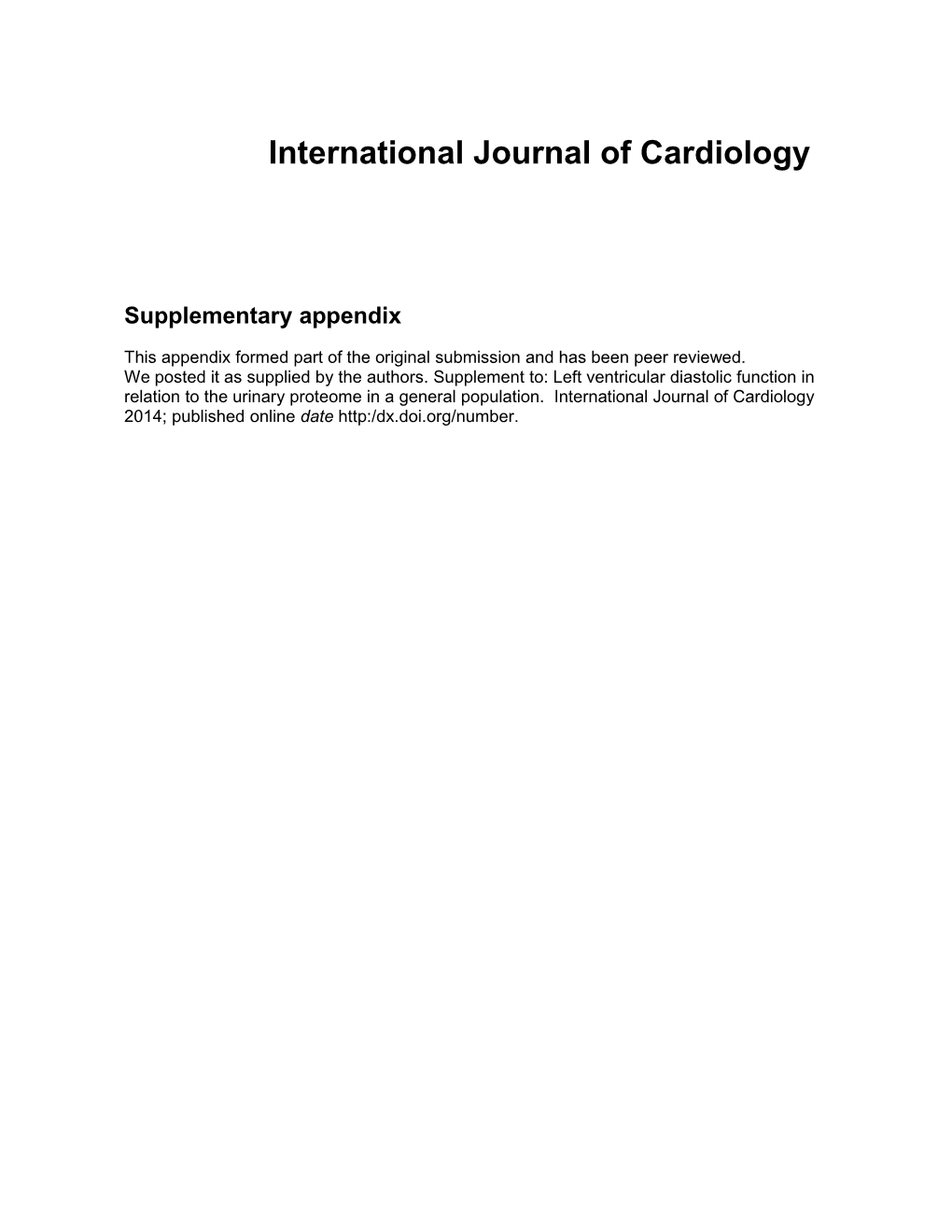 European Heart Journal