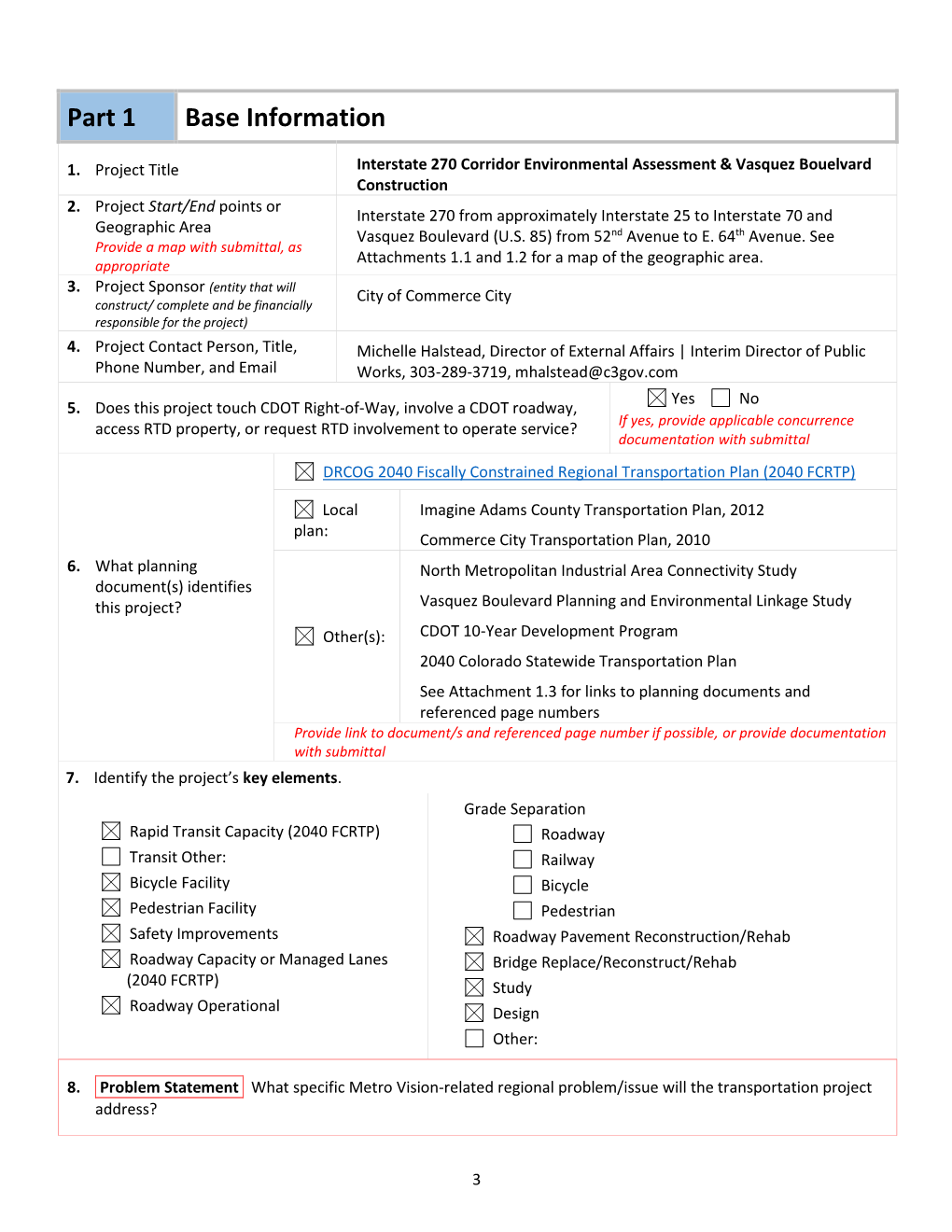 Part 1 Base Information