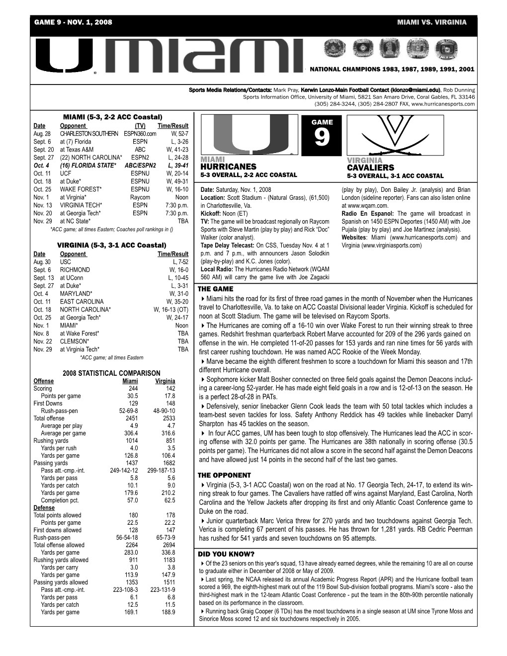 9-Virginia Game Notes.Qxp